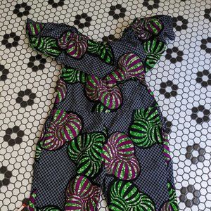 African print jumpsuit
